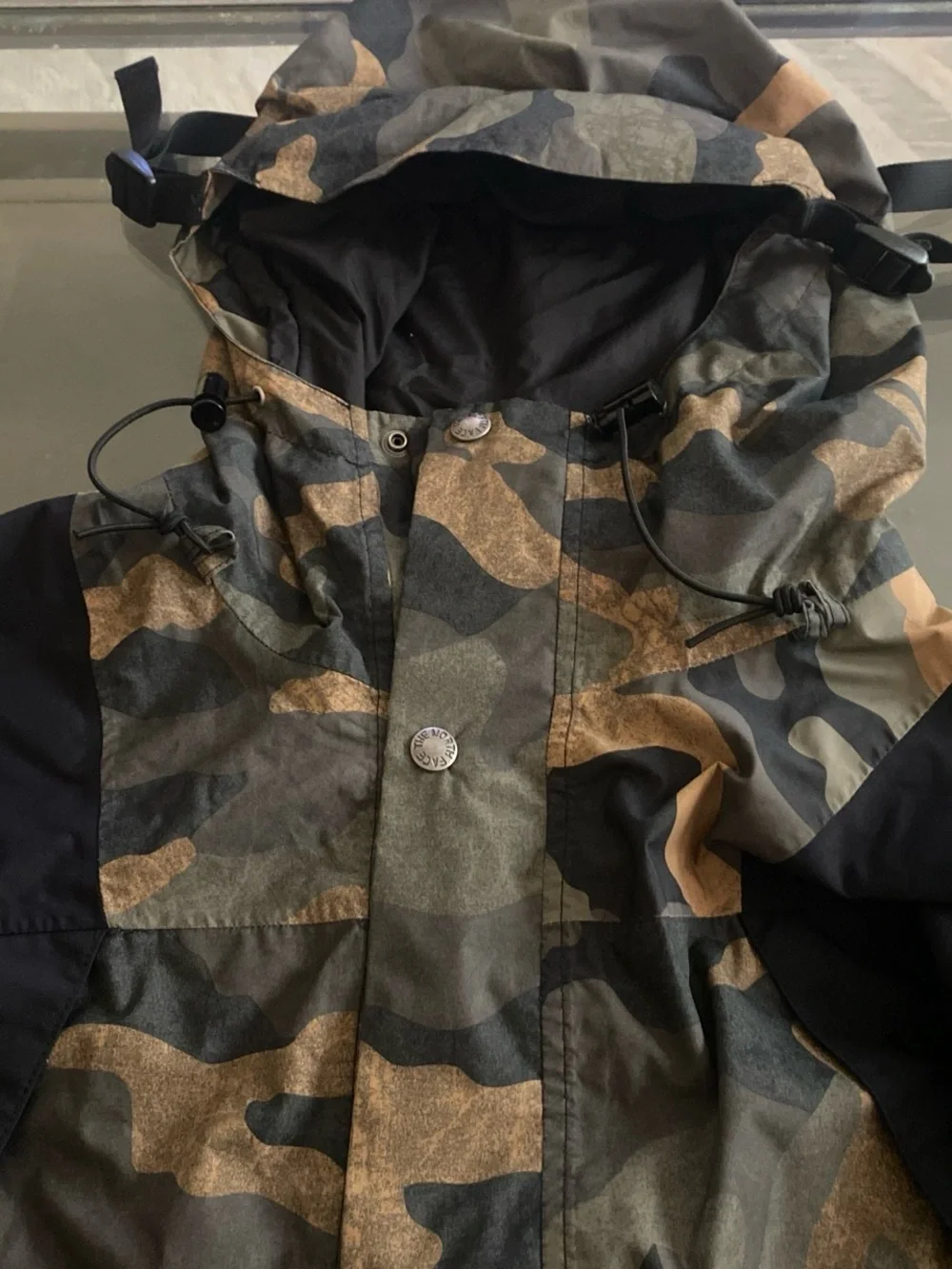 The North Face Men’s Camouflage Hiking jacket - Olive/Black/Tan